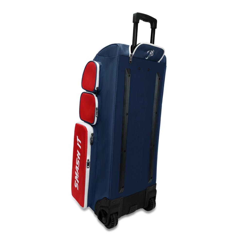 2025 Smash Ops Guerrilla V4 Roller Bag - Red/Navy - Smash It Sports