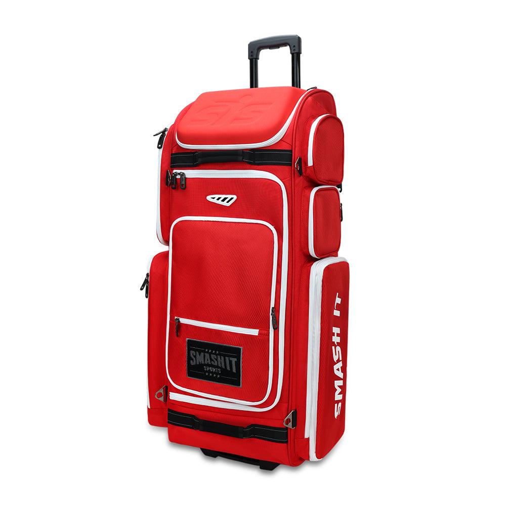 2025 Smash Ops Guerrilla V4 Roller Bag - Red/White - Smash It Sports