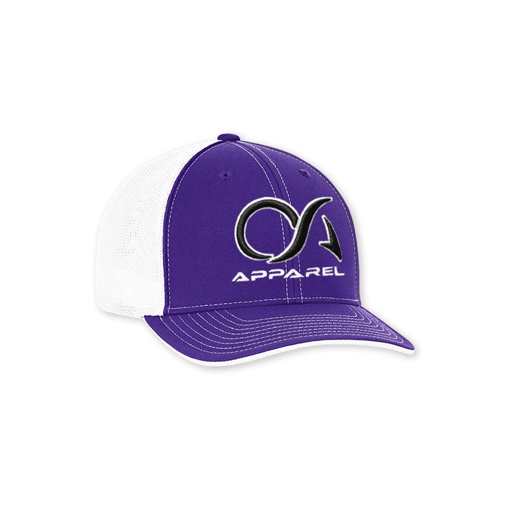 Purple/White/Black OA Hat