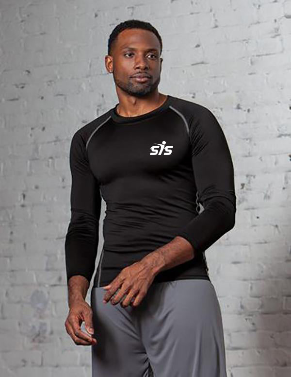 Smash It Sports Long Sleeve Compression Shirt (White)