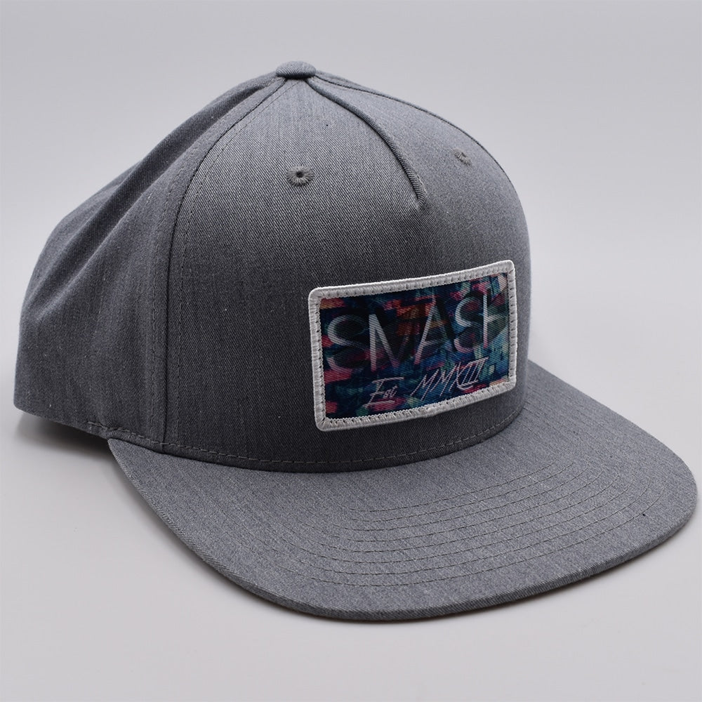 Smash It Streetwear Snapback - All Grey/Sublimated Smash MMXIII Patch