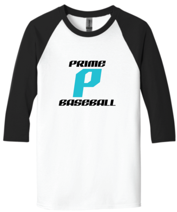 PRIME-BLUE- 3/4 SLEEVE- COTTON FEEL SHIRT