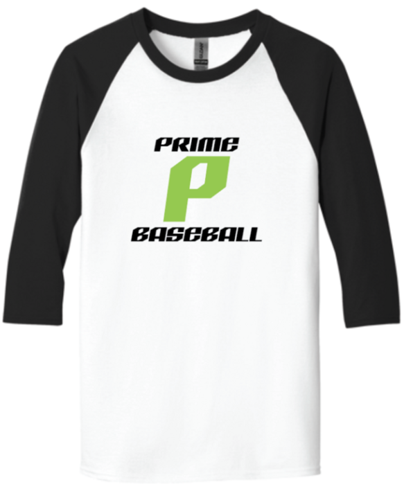 PRIME-GREEN- 3/4 SLEEVE- COTTON FEEL SHIRT