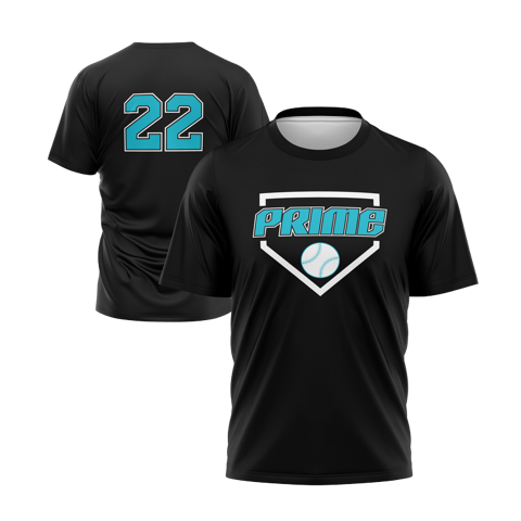 PRIME-BLUE/BLK-FAN SHIRT