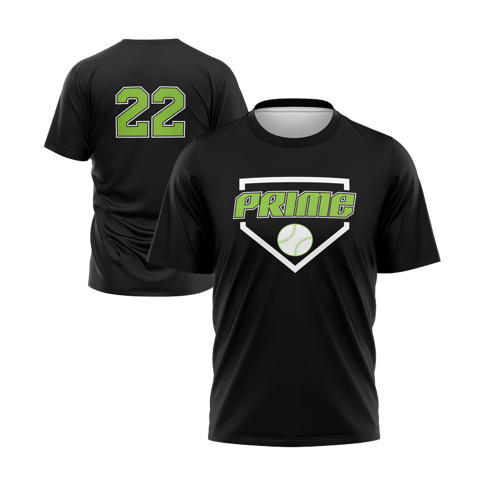 PRIME-GREEN/BLK-FAN SHIRT