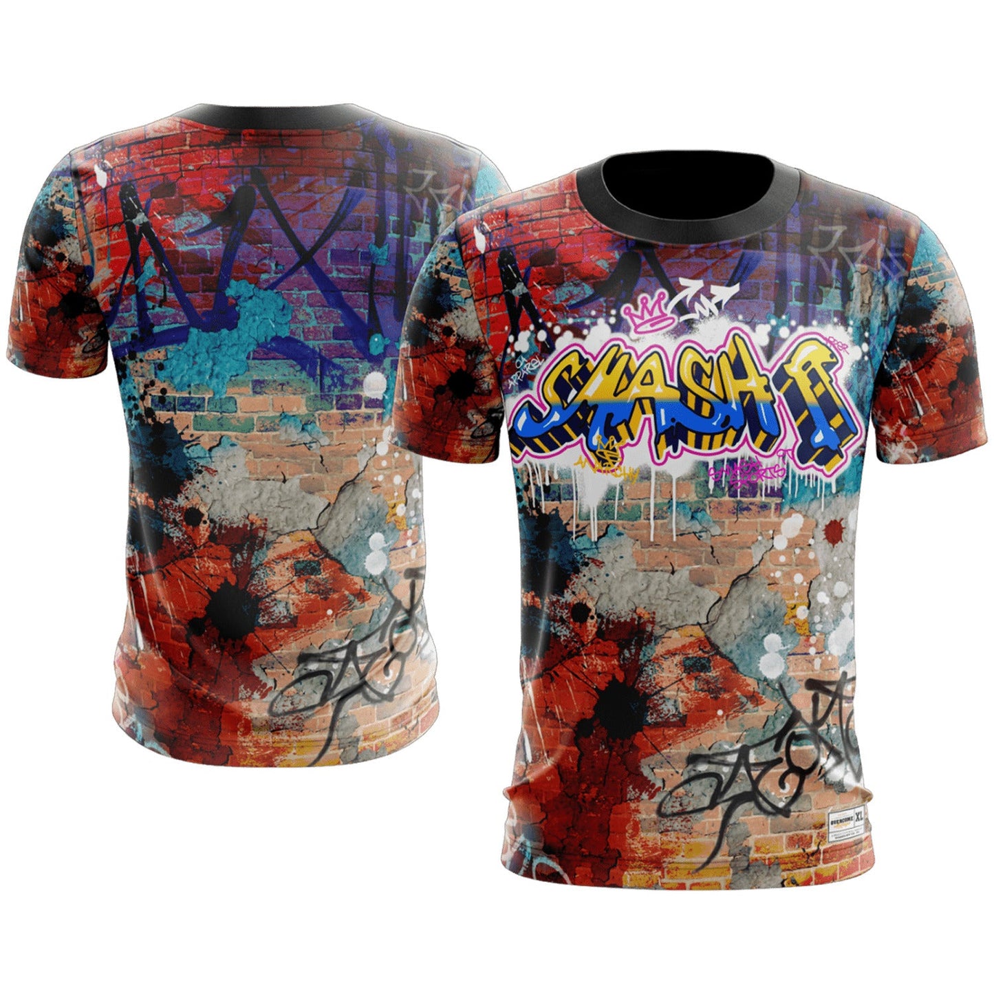 Smash It Sports EVO-Tech™ Short Sleeve Shirt - Graffiti