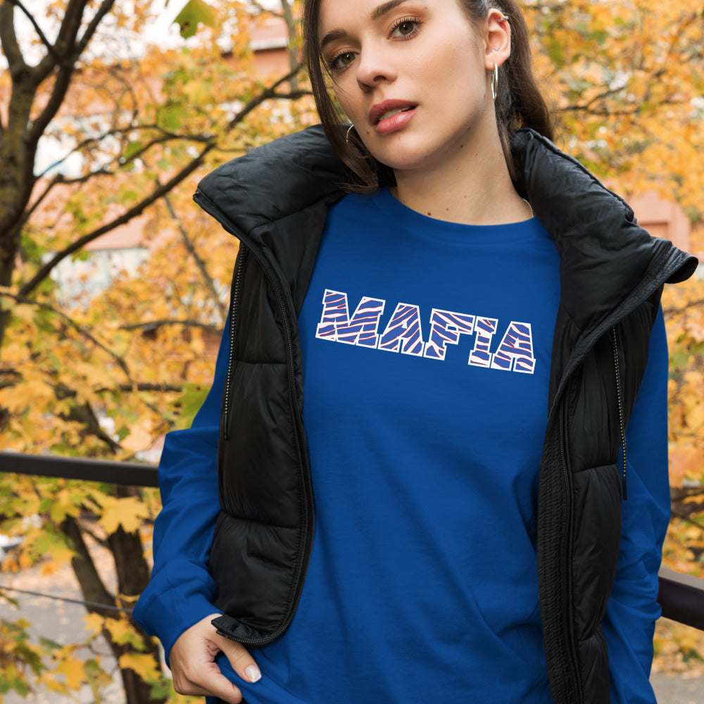 Performance Crew Neck Long Sleeve Shirt - Mafia - Royal