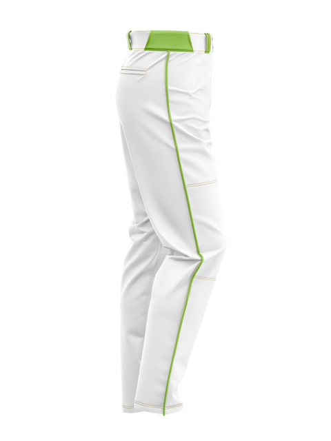 PRIME-WHITE/GREEN-FULL LENGTH PANTS