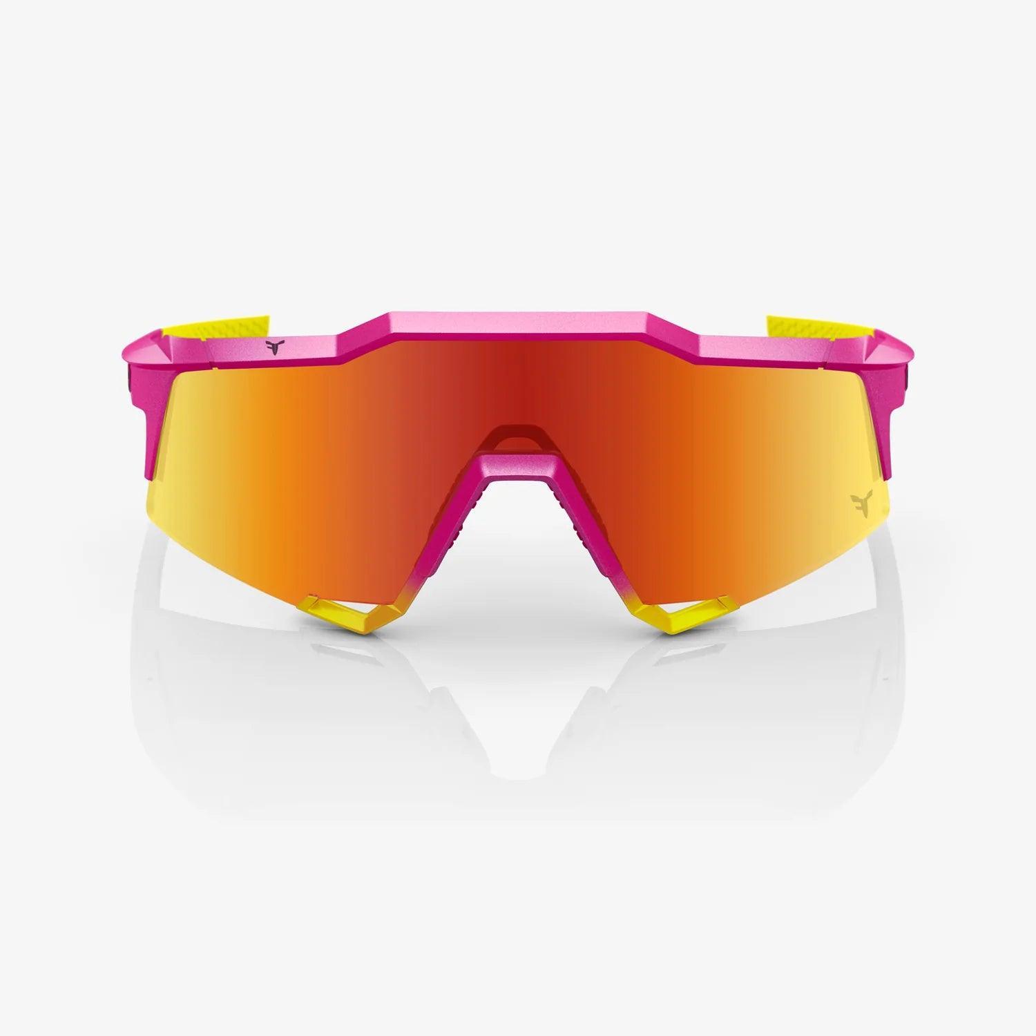 100% SPEEDCRAFT Fernando Tatis JR LE Pink / Yellow HiPER Red Multilayer Mirror Lens - Smash It Sports
