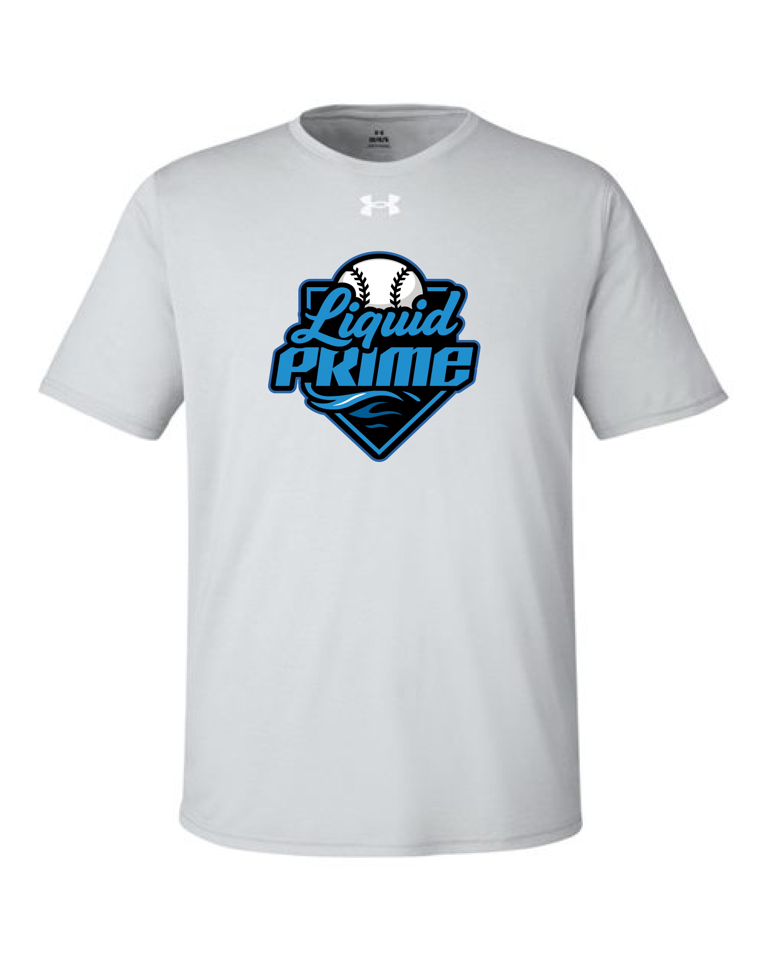 PRIME-UNDER ARMOUR-SHORT SLEEVE -MENS- SHIRT-1376842 - WHITE