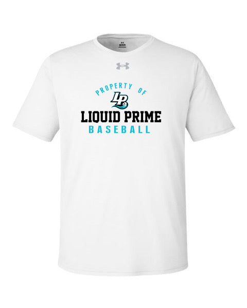 PRIME-UNDER ARMOUR-SHORT SLEEVE -YOUTH- SHIRT-1377487- WHITE