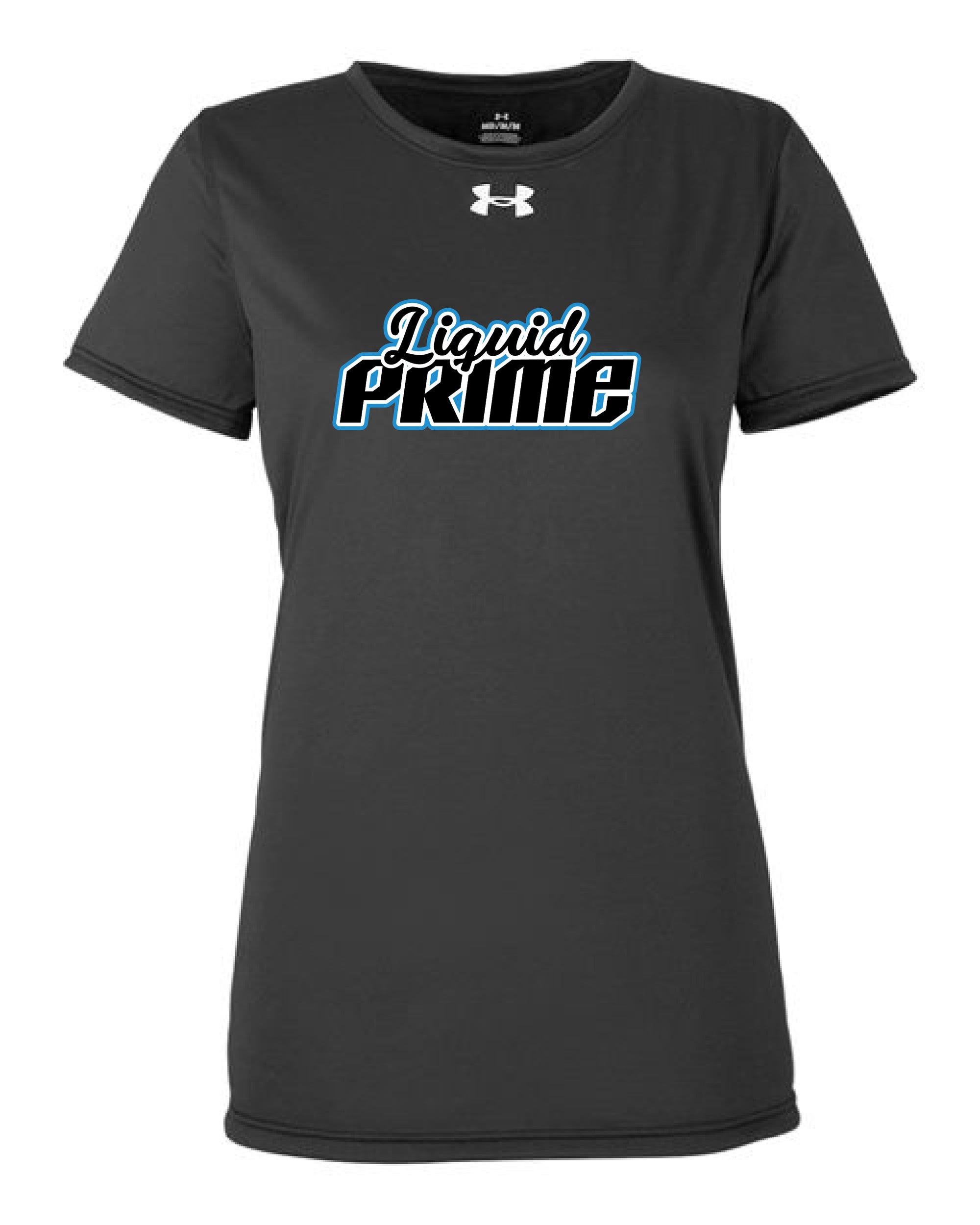 PRIME-UNDER ARMOUR-SHORT SLEEVE-WOMENS- SHIRT-1376847-WHITE
