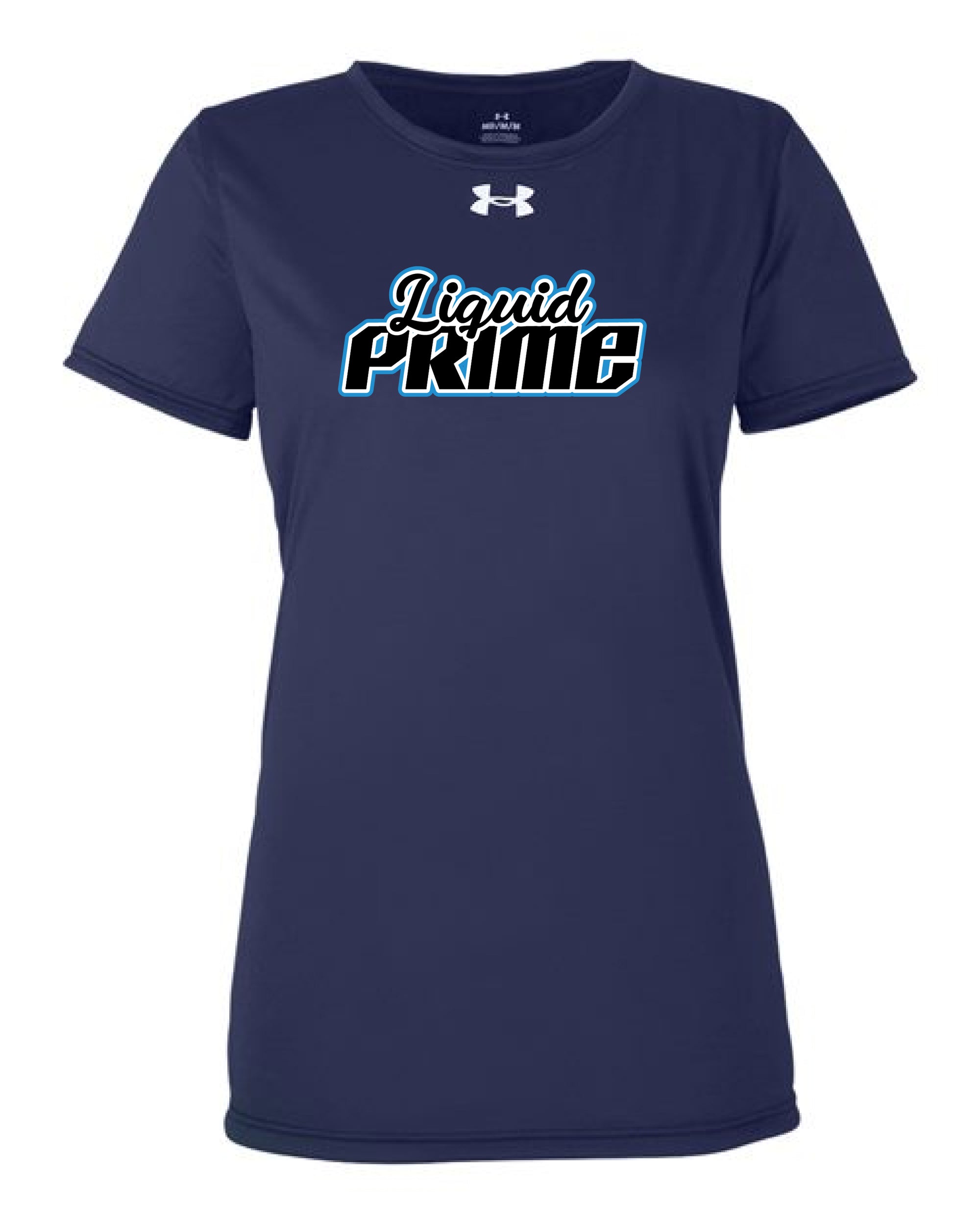 PRIME-UNDER ARMOUR-SHORT SLEEVE-WOMENS- SHIRT-1376847-WHITE