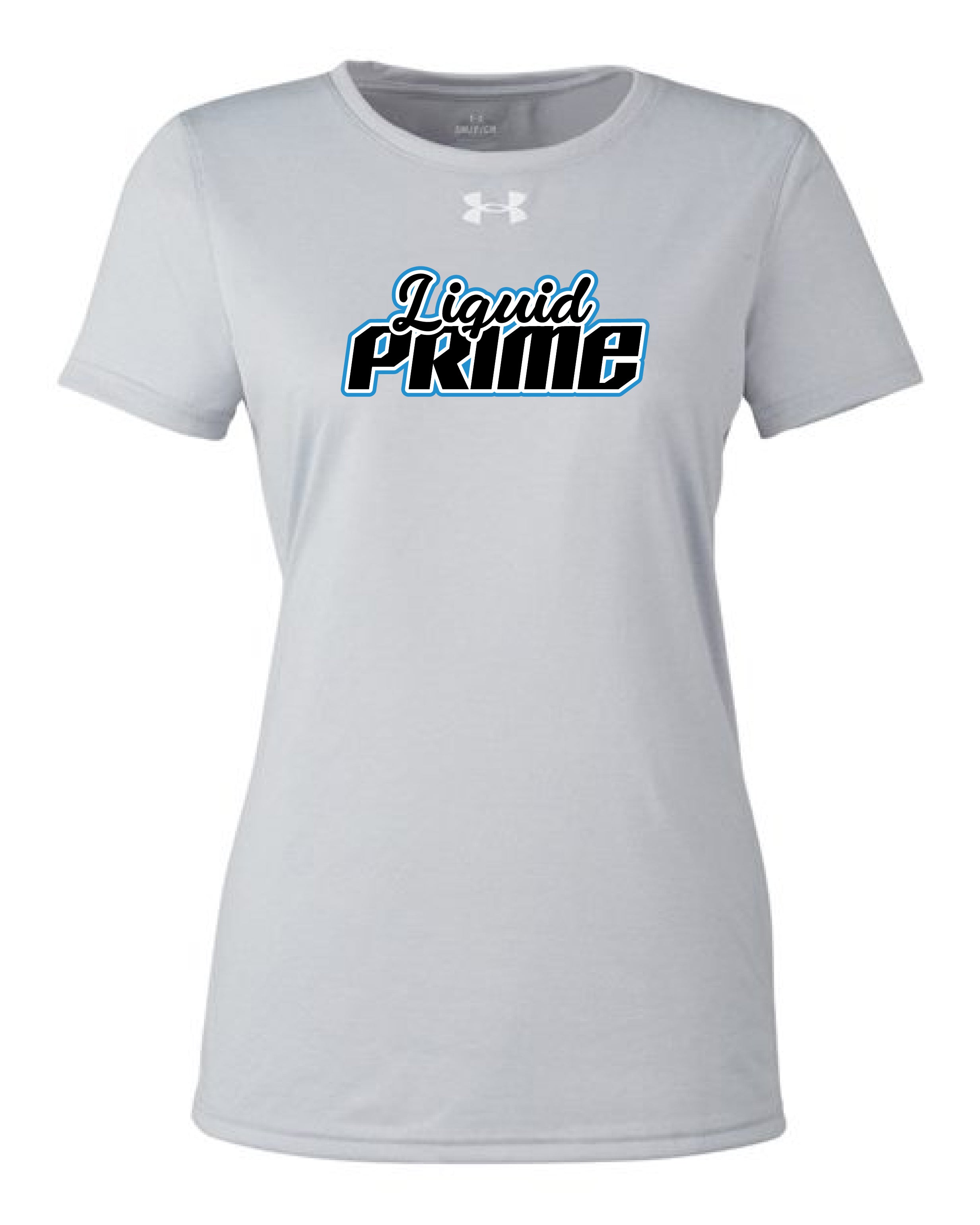 PRIME-UNDER ARMOUR-SHORT SLEEVE-WOMENS- SHIRT-1376847-WHITE