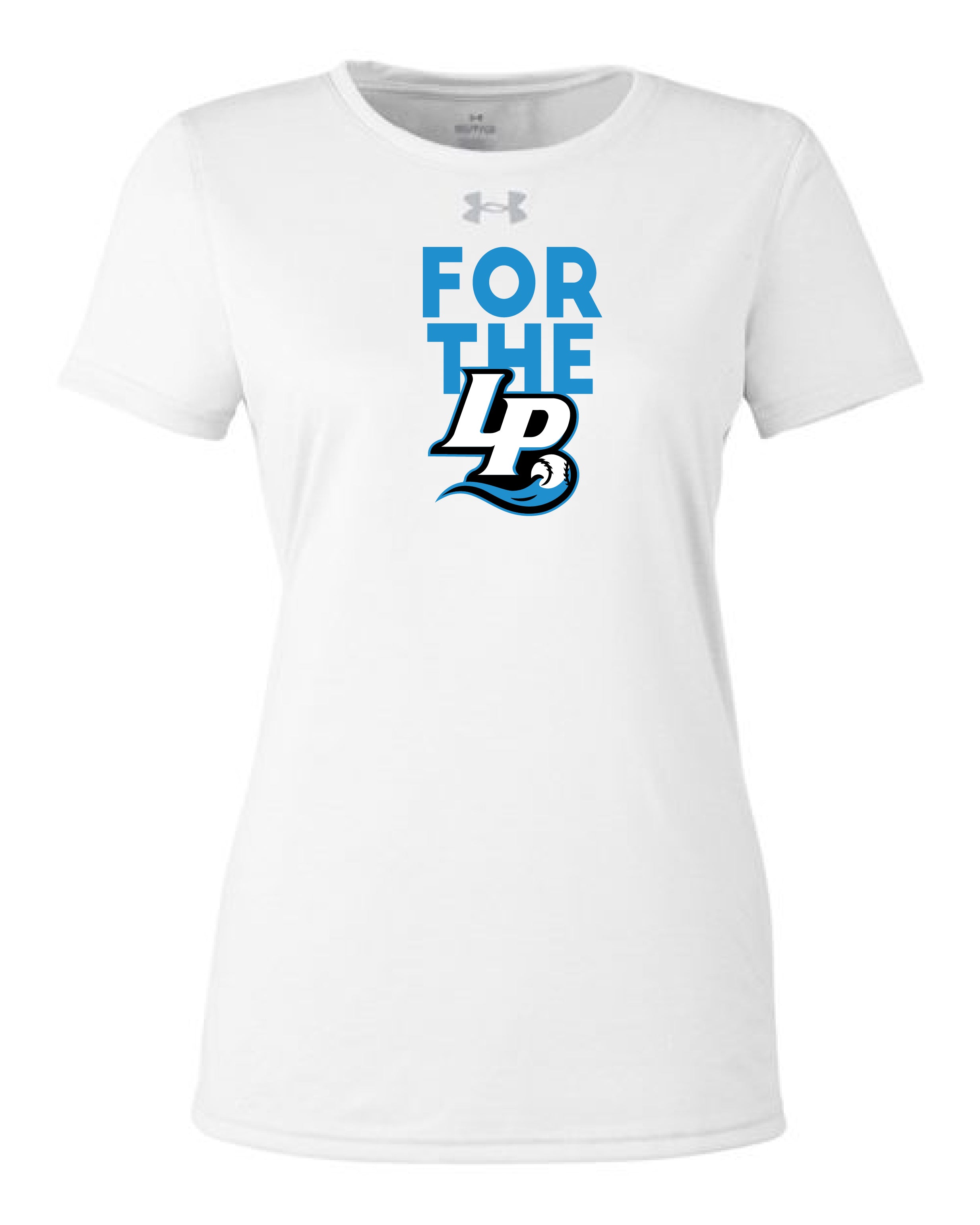 PRIME-UNDER ARMOUR-SHORT SLEEVE-WOMENS- SHIRT-1376847-WHITE