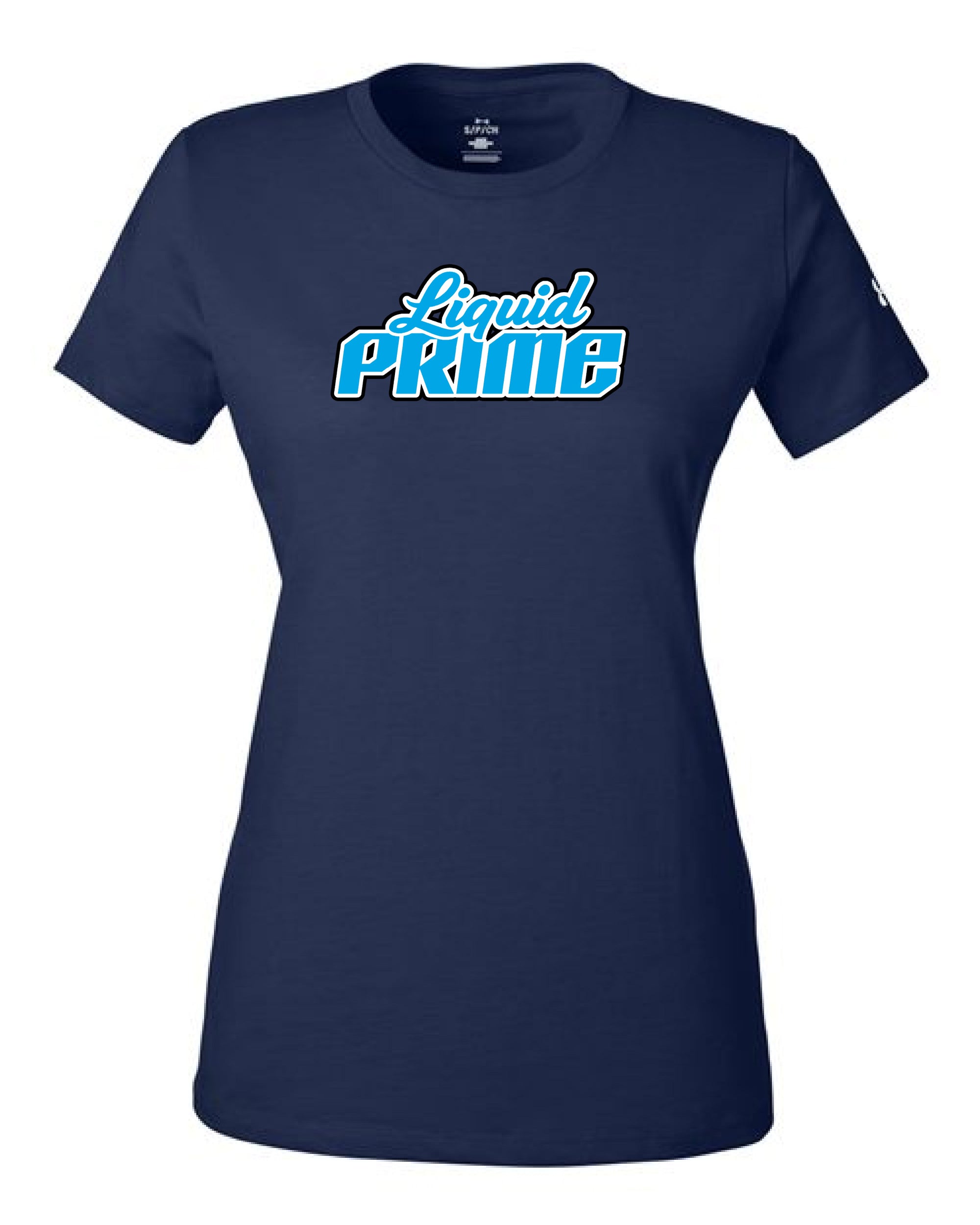 PRIME-UNDER ARMOUR-SHORT SLEEVE -WOMENS- SHIRT-1383284-WHITE