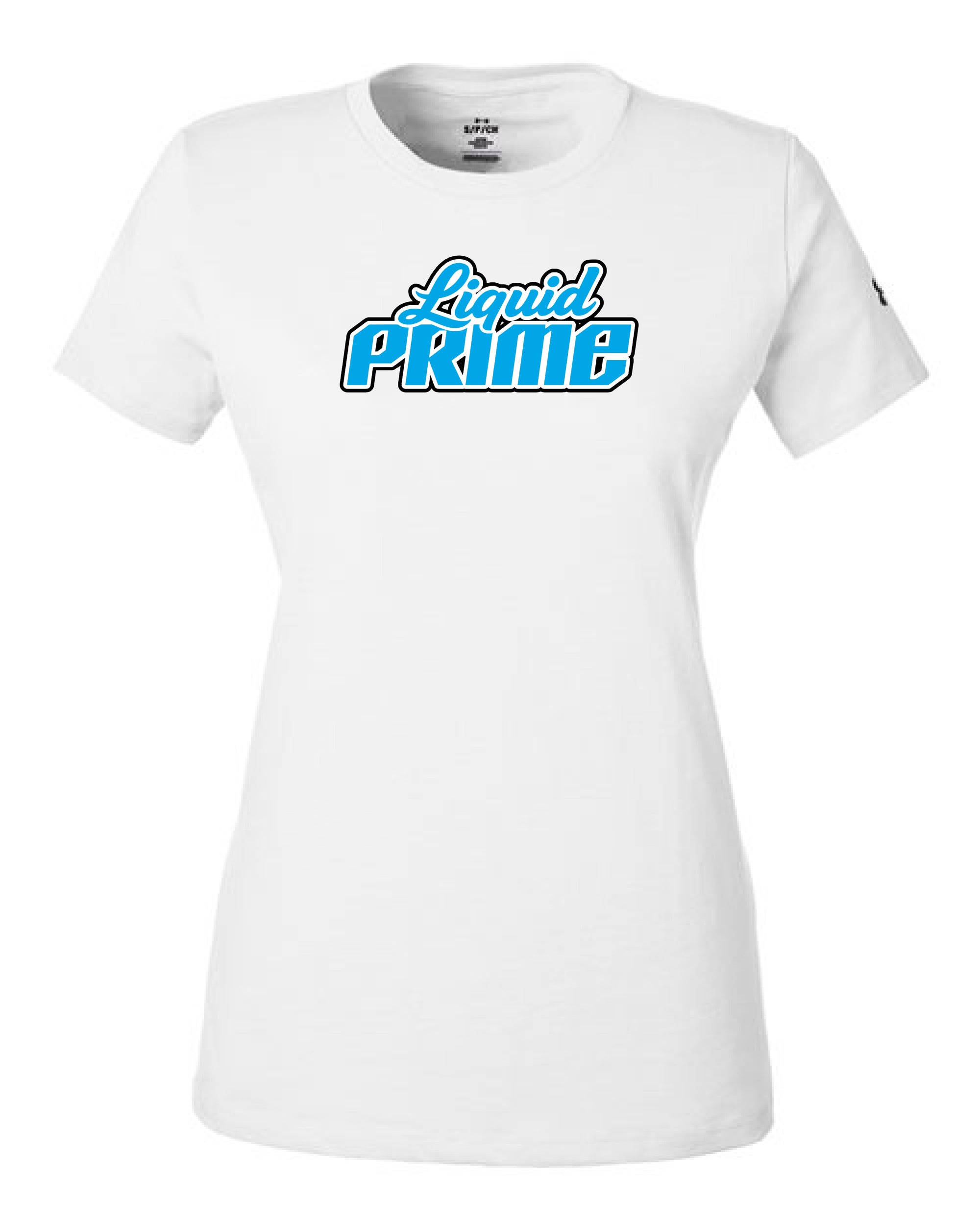 PRIME-UNDER ARMOUR-SHORT SLEEVE -WOMENS- SHIRT-1383284-WHITE