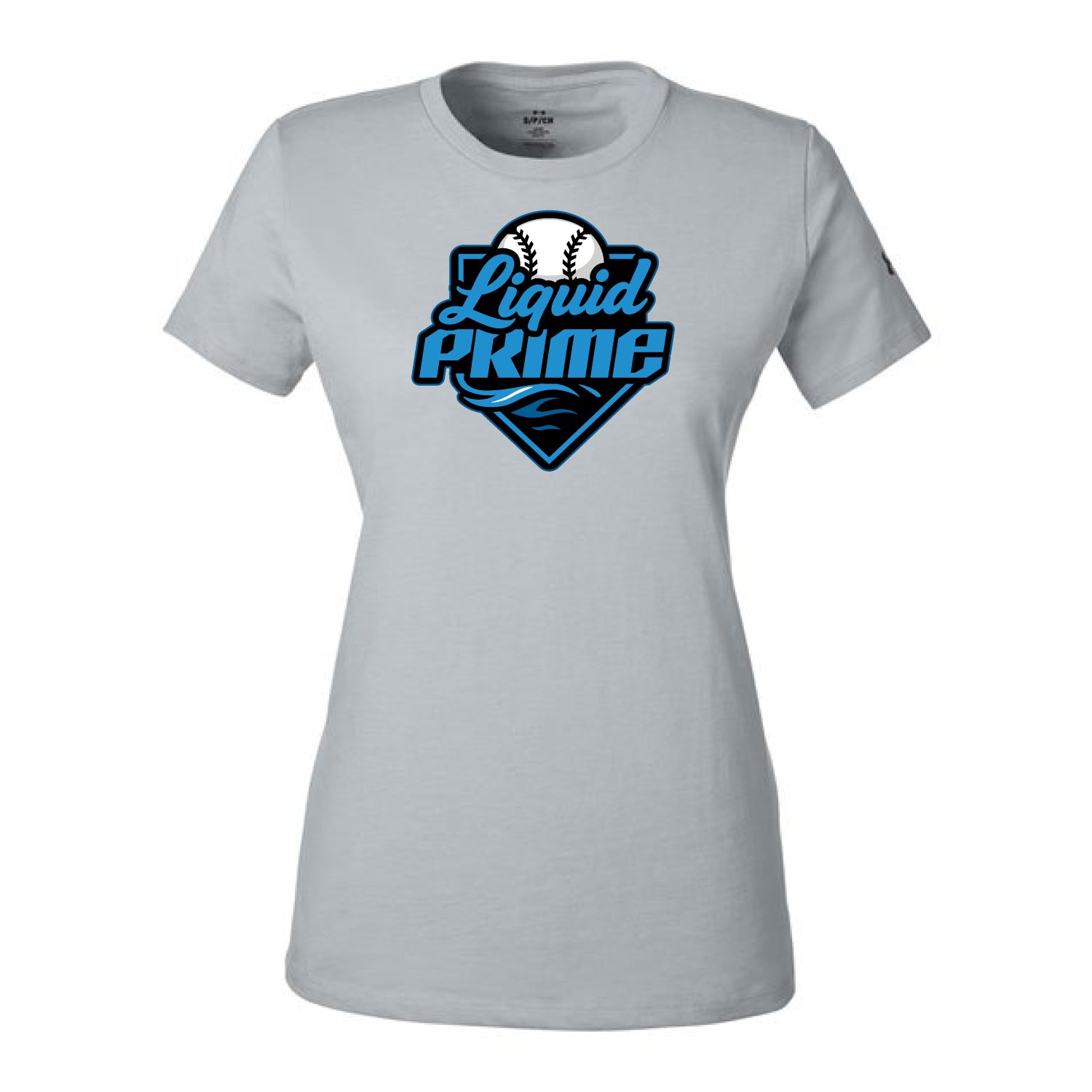 PRIME-UNDER ARMOUR-SHORT SLEEVE -WOMENS- SHIRT-1383284-WHITE