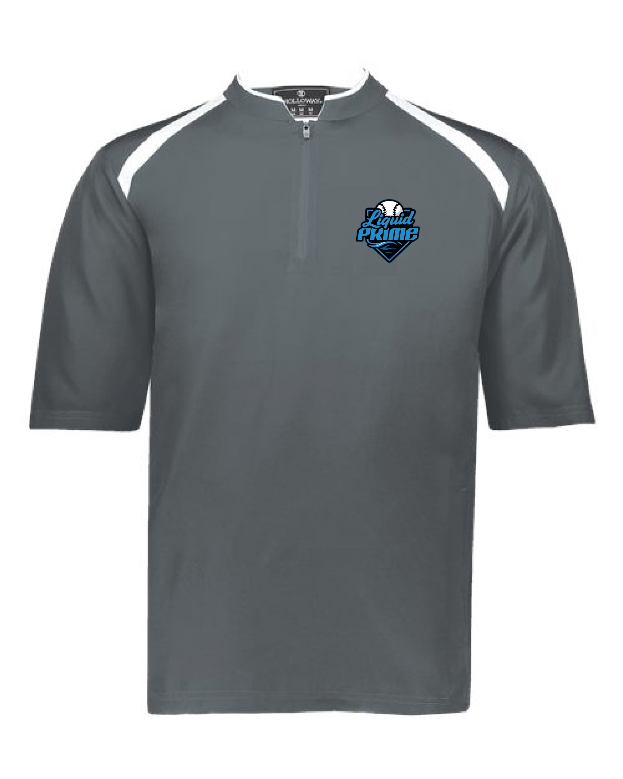 PRIME-HOLLOWAY-SHORT SLEEVE 1/4 ZIP-MENS- 229581