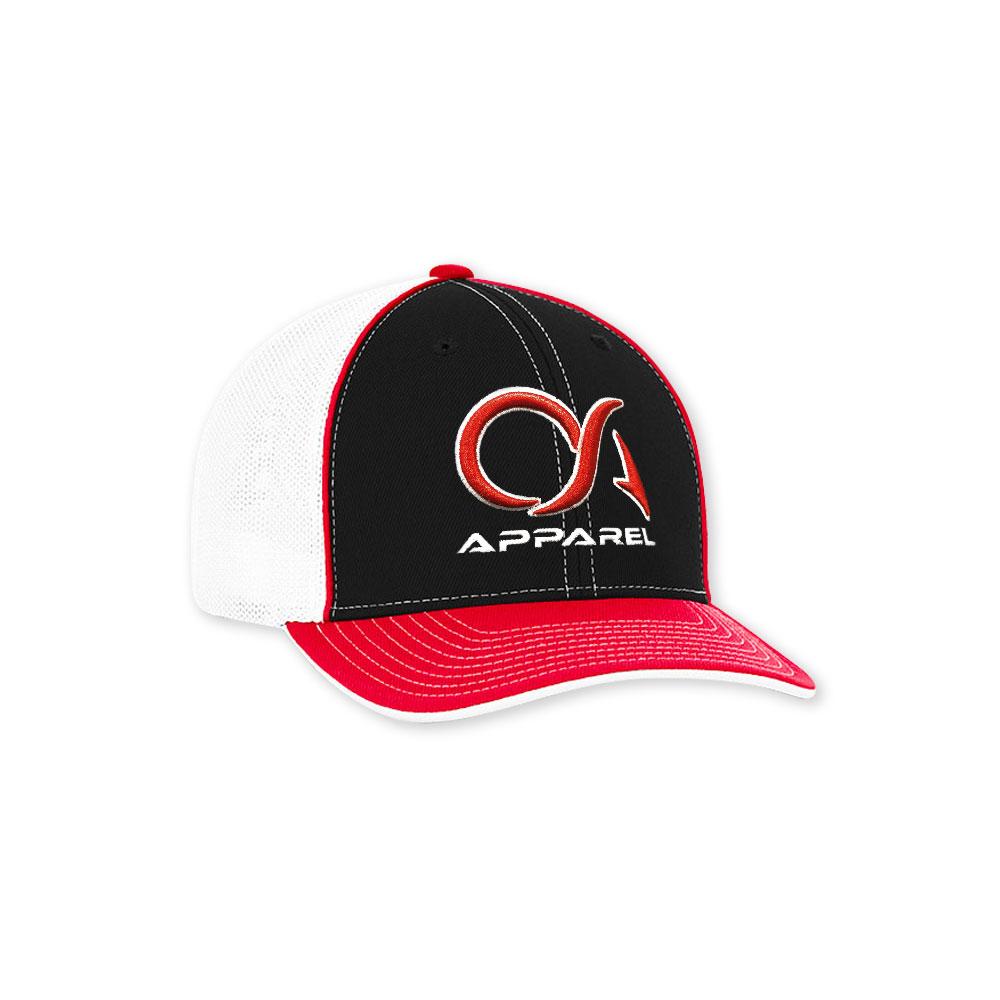 Black/Red/White OA Hat