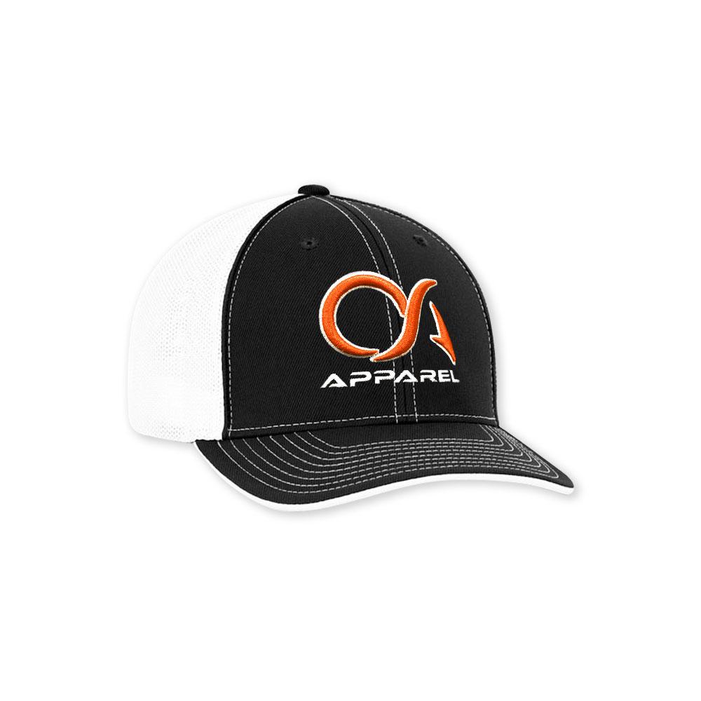 Black/White/Orange OA Hat