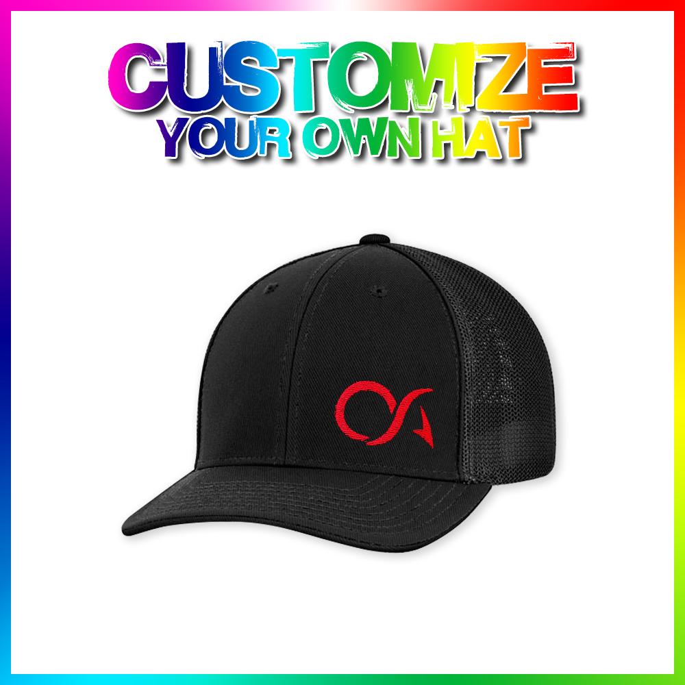 Black Custom Corner OA Hat