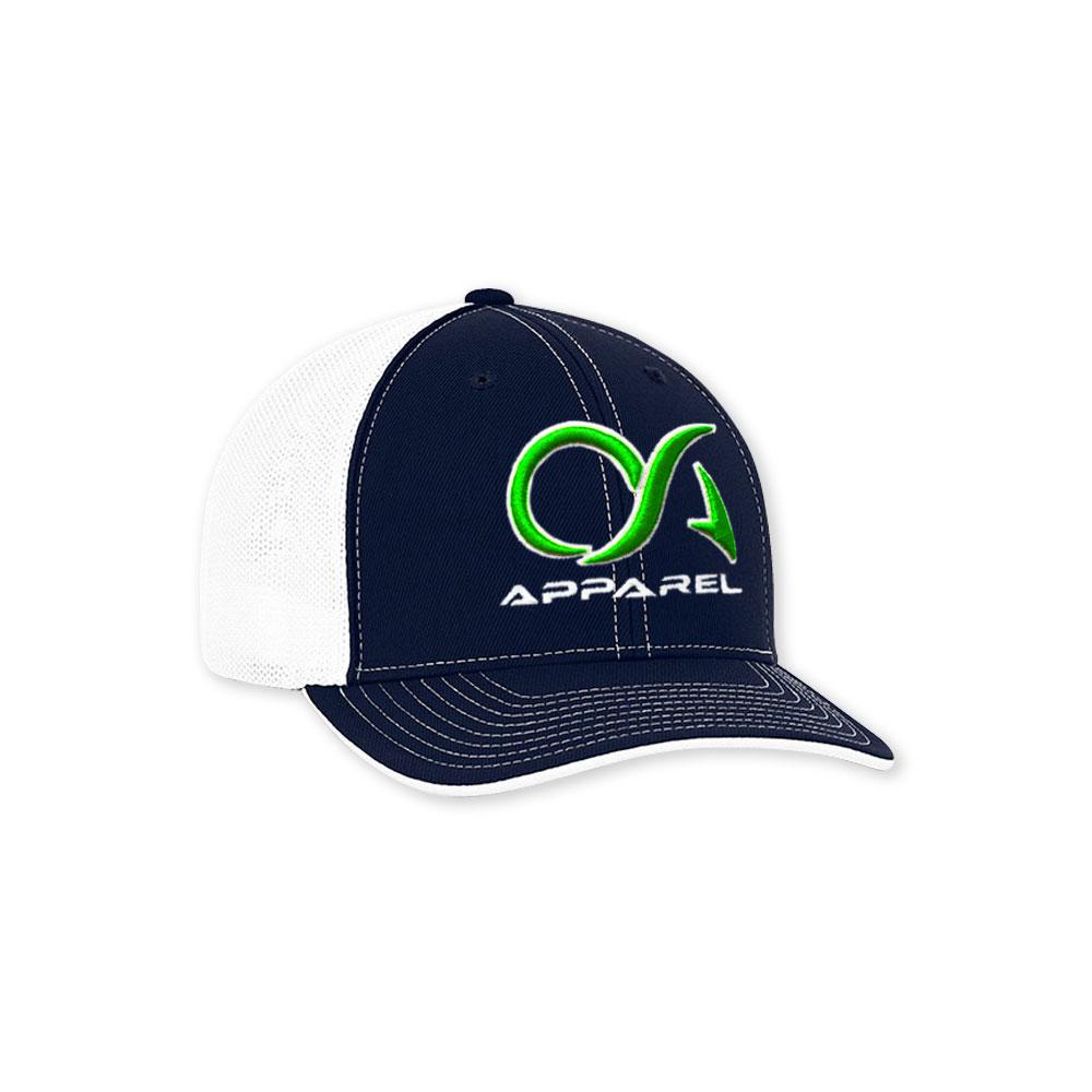 Navy/White/Lime Green OA Hat