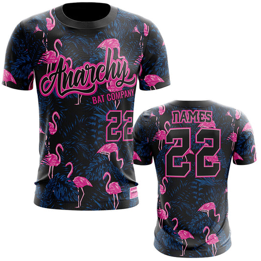 Anarchy Flamingo Short Sleeve Shirt (Customized Buy-In)
