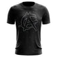 Anarchy Bat Company Short Sleeve Shirt - Small Logo Repeat (Black/White)