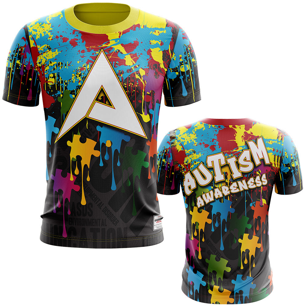 Anarchy Bat Company Short Sleeve Shirt - Autism Awareness