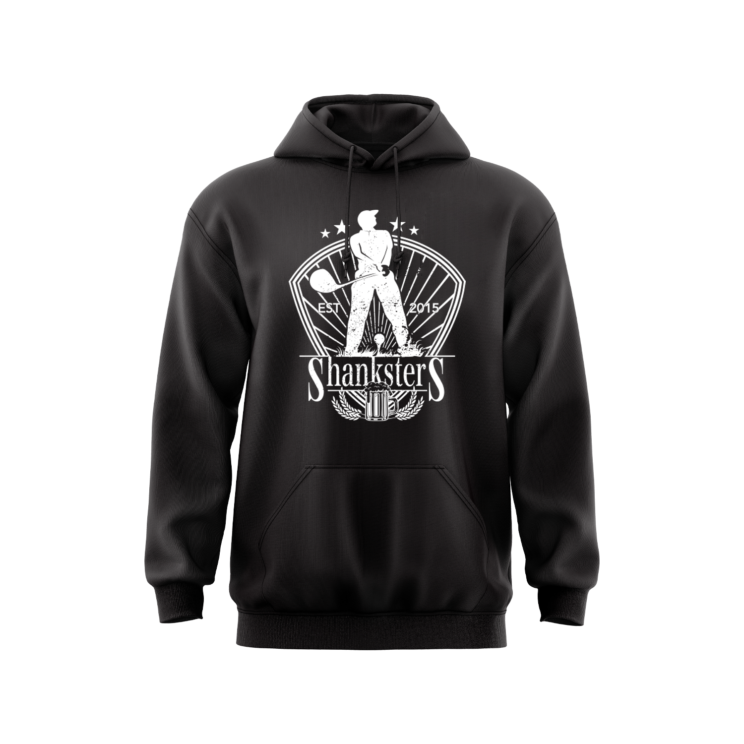 SHANKSTERS- HEAVYWEIGHT- HOODIE- BLACK