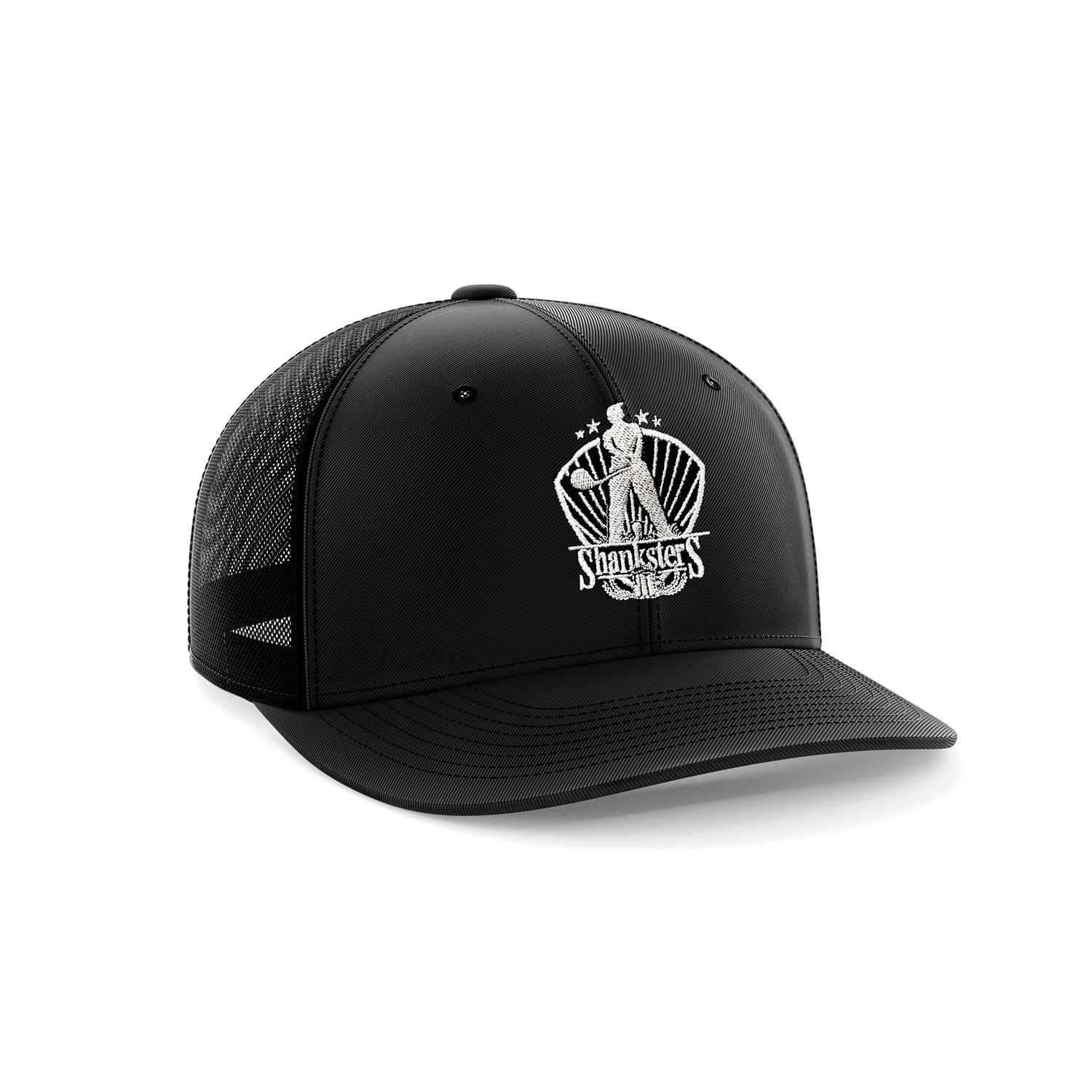 SHANKSTERS-BLACK- SNAP BACK- HAT