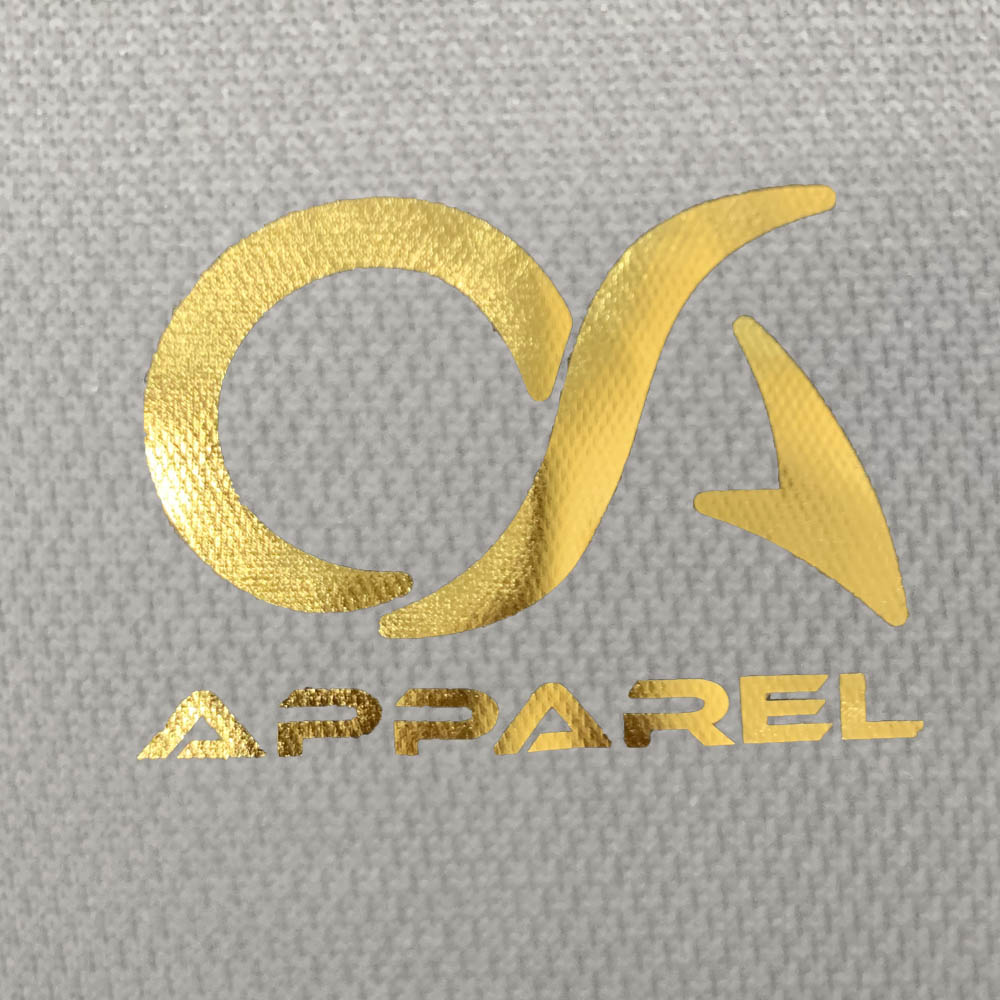 OA Gold Foil Logo Quarter Zip Pullover - Charcoal/Charcoal