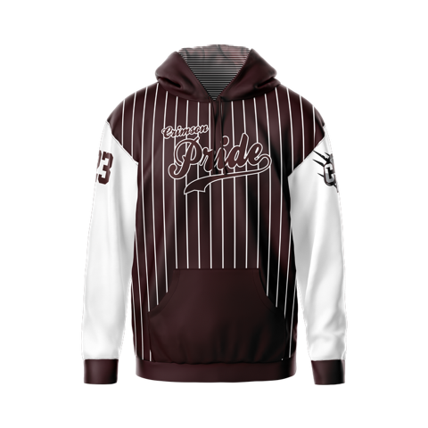 Crimson Pride Hoodie (Pinstripe/Maroon)