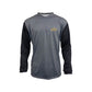 Smash It Sports Gold Foil Logo Quarter Zip Pullover - Charcoal/Black
