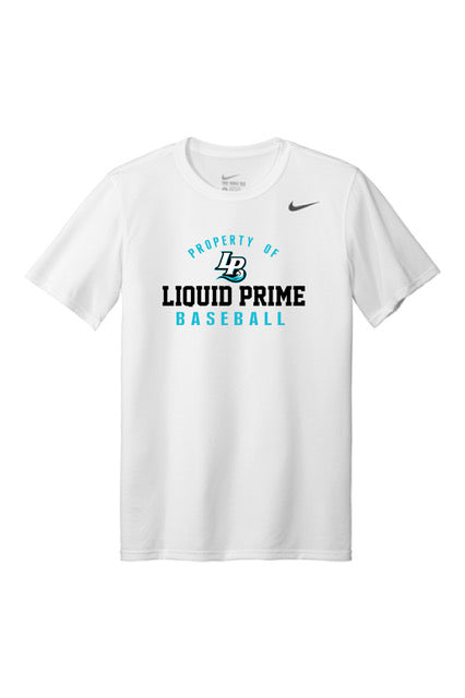 PRIME-NIKE-SHORT SLEEVE -MENS- SHIRT-DV7299 -WHITE