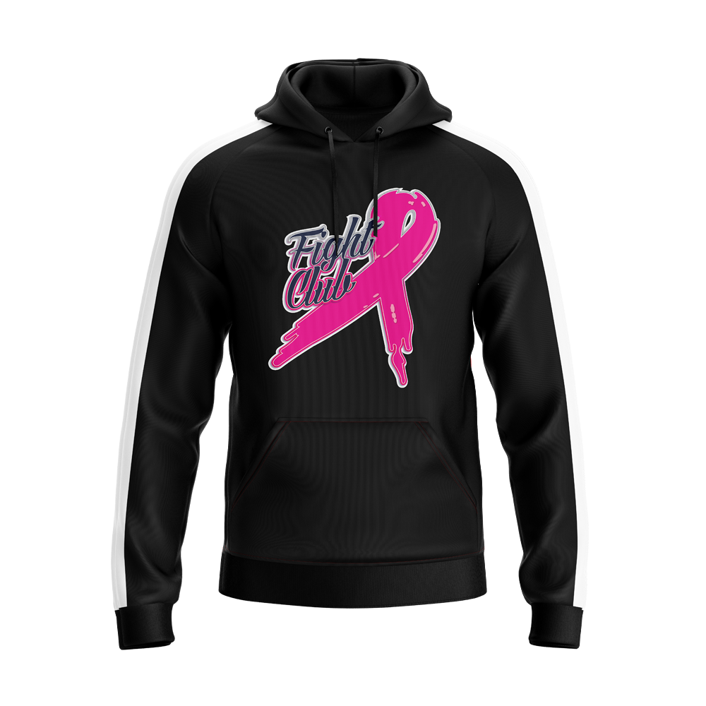 Breast Cancer Awareness - Fight Club - Hoodie - Black