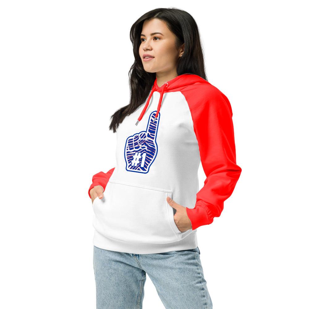 Football Team - Foam Finger - Performance Defender Hoodie - Red - Smash It Sports