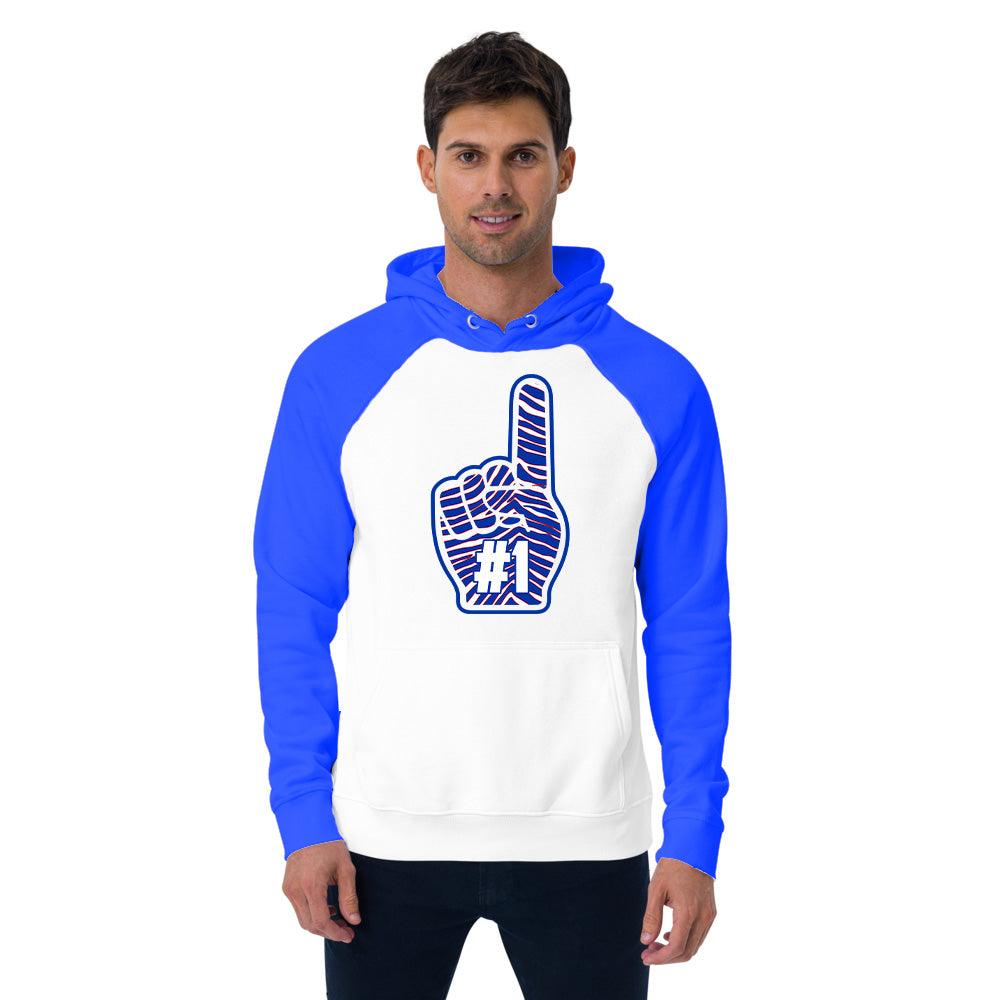 Football Team - Foam Finger - Performance Defender Hoodie - Royal