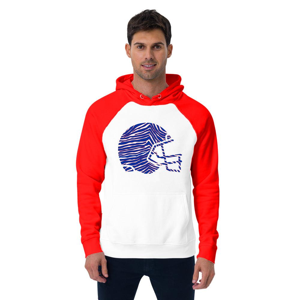 Football Team - Helmet - Performance Defender Hoodie - Red