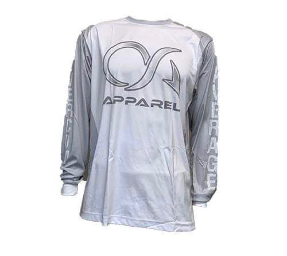 OA White Carbon Fiber Longsleeve Shirt