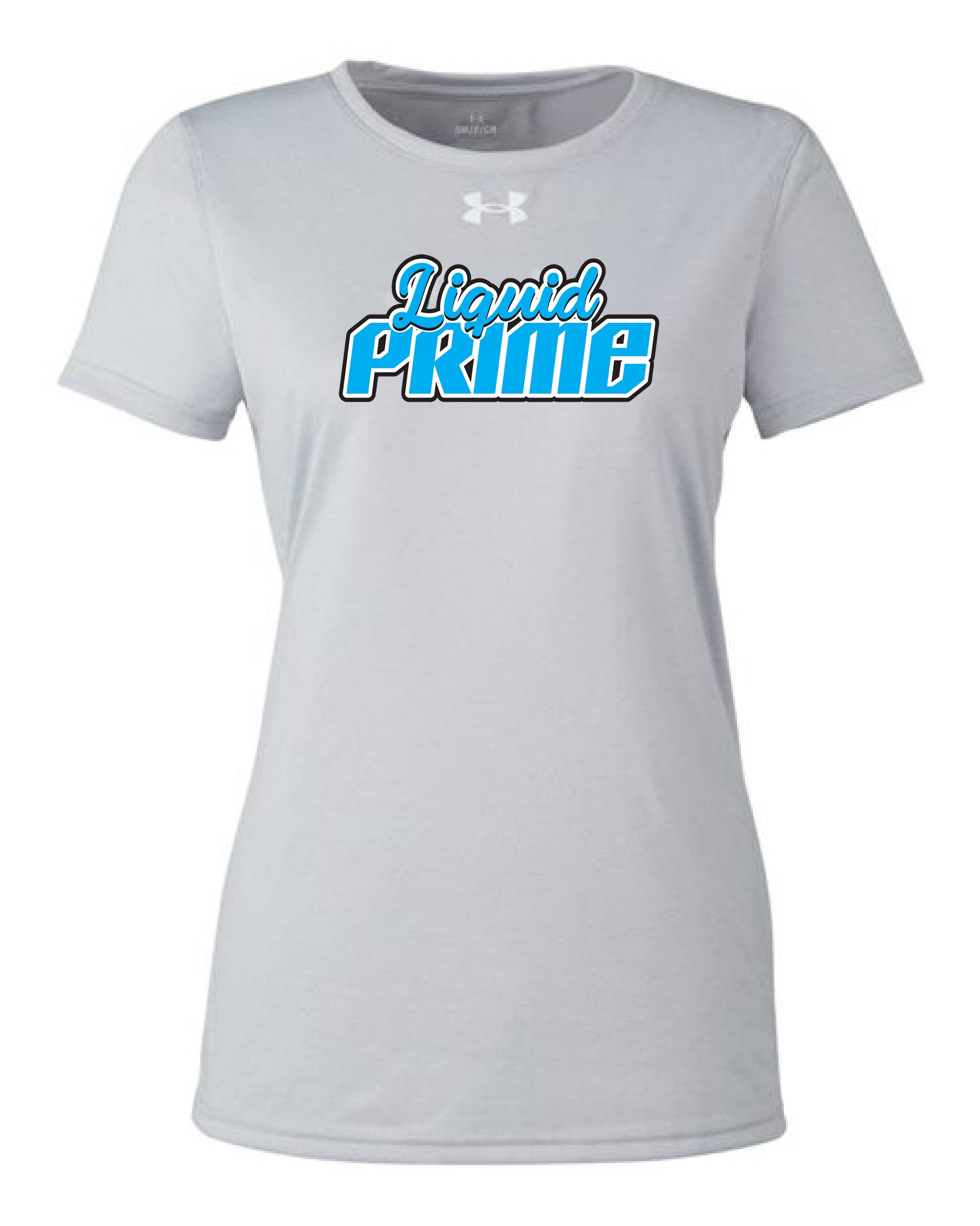 PRIME-UNDER ARMOUR-SHORT SLEEVE-WOMENS- SHIRT-1376847-WHITE