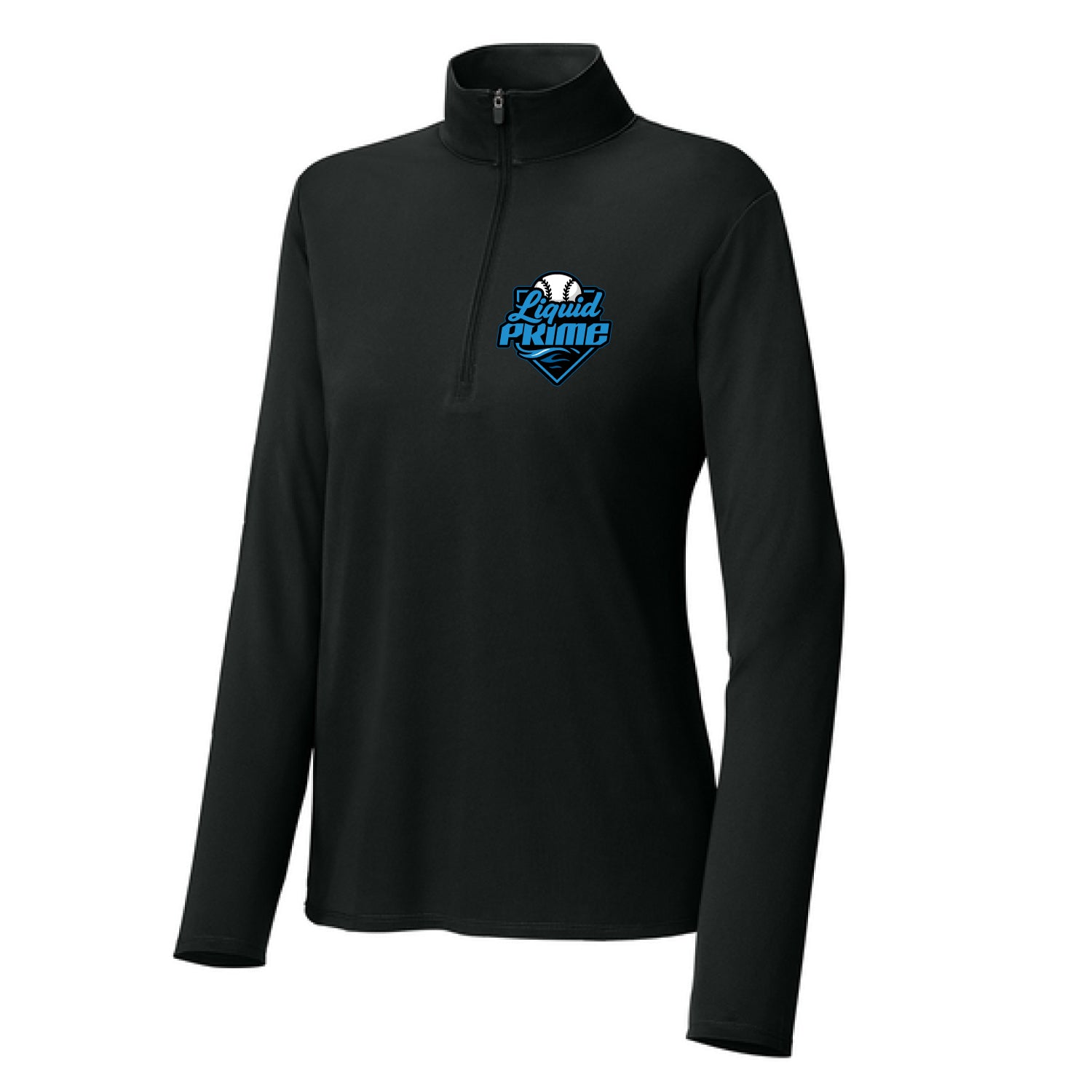 PRIME-SPORTS TEK -1/4ZIP-WOMENS-LST672