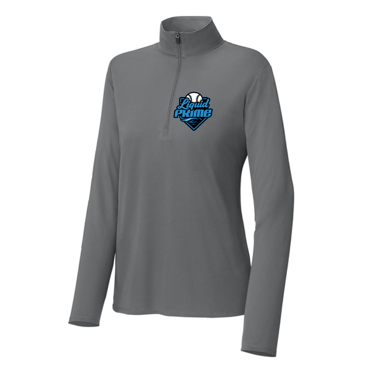 PRIME-SPORTS TEK -1/4ZIP-WOMENS-LST672