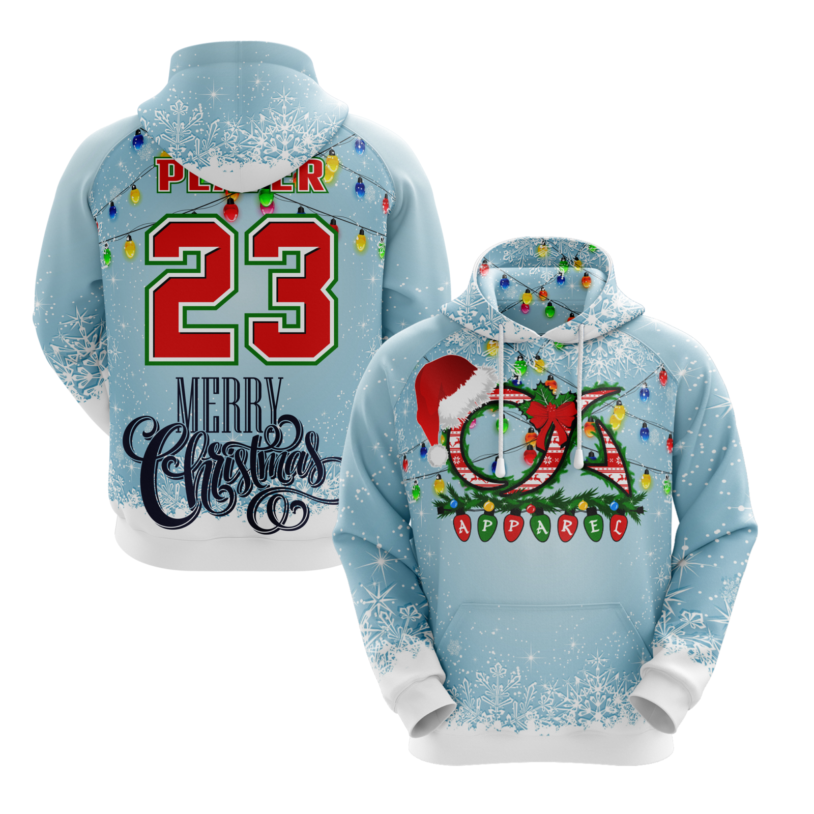 OA Apparel Holiday Bulbs Hoodie Buy In