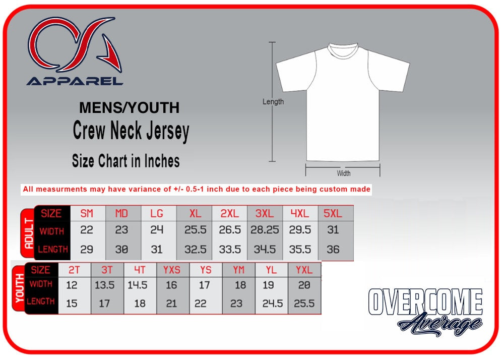 1-57- BLACK- CREW SHIRT