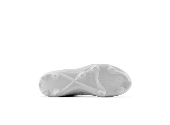 New Balance Men's Fresh Foam 3000 V6 Molded Baseball Cleats - Grey with White - PL3000G6