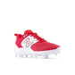 New Balance Men's Fresh Foam 3000 V6 Molded Baseball Cleats - Red with White - PL3000R6