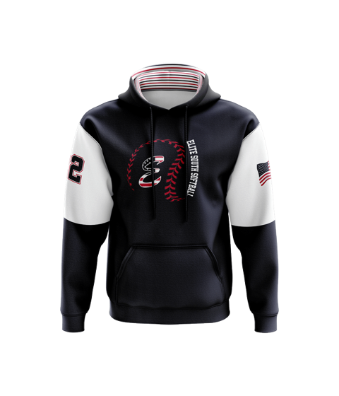 ELITE SOFTBALL- NAVY- FD- HOODIE