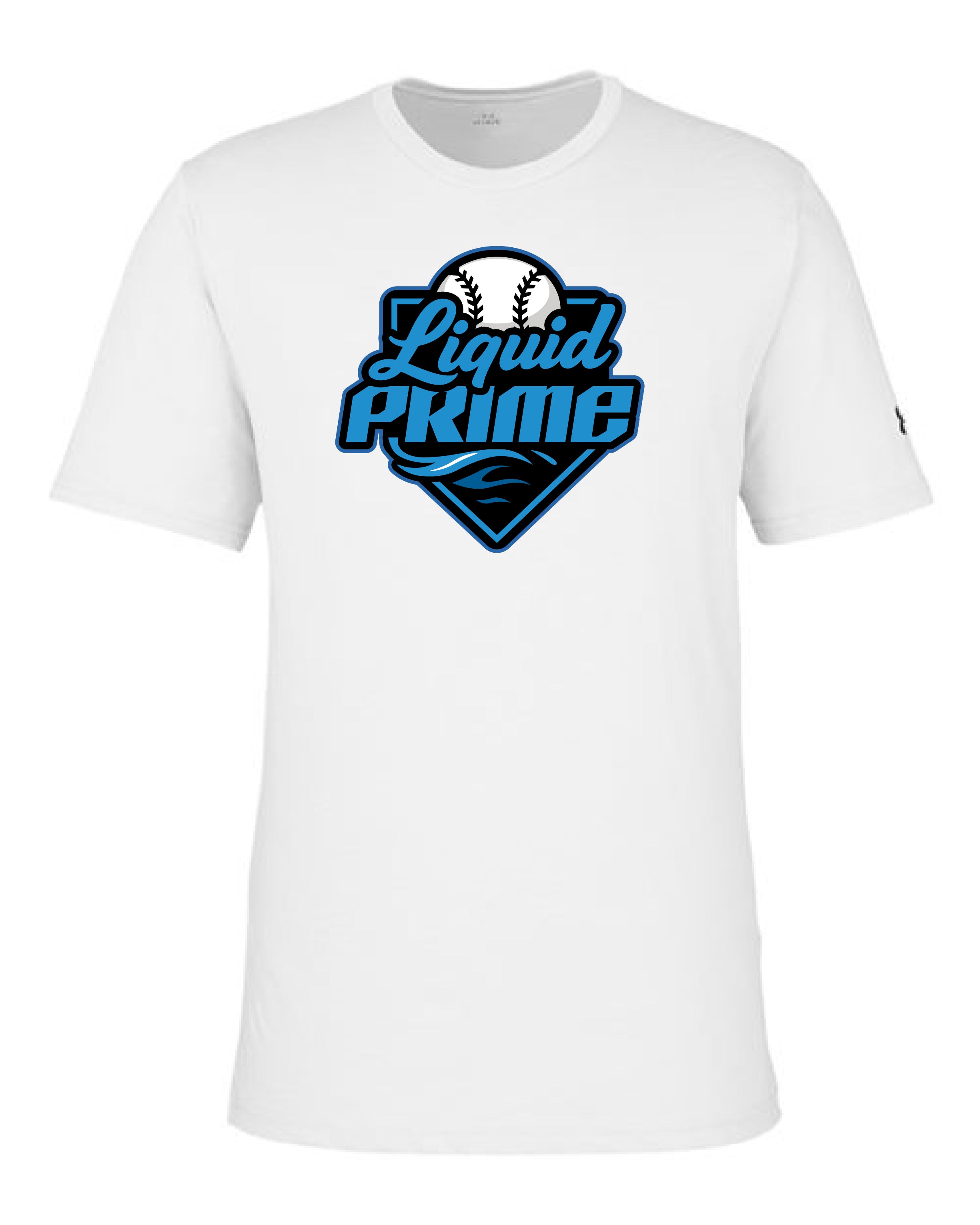 PRIME-NIKE-SHORT SLEEVE -MENS- SHIRT-NKBQ5231- WHITE